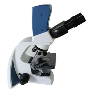 Equipo de laboratorio Microscopio digital electrónico biológico con aumento de cabeza binocular deslizante portátil con sistema de cámara - Product Image 1