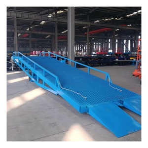 Rampa de muelle hidráulica de 4 toneladas Nueva plataforma de carga móvil de acero Fácil de operar con eslinga de cadena eléctrica Carga y descarga - Product Image 1