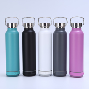 <strong>Type</strong> C 20oz Powder Coated bluetooth Speaker Tumbler for Laser Engraved 600ml Sublimation <strong>Cups</strong> with bluetooth Speaker Tumbler - Product Image 1