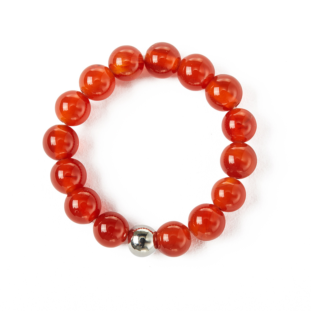 Carnelian + silver