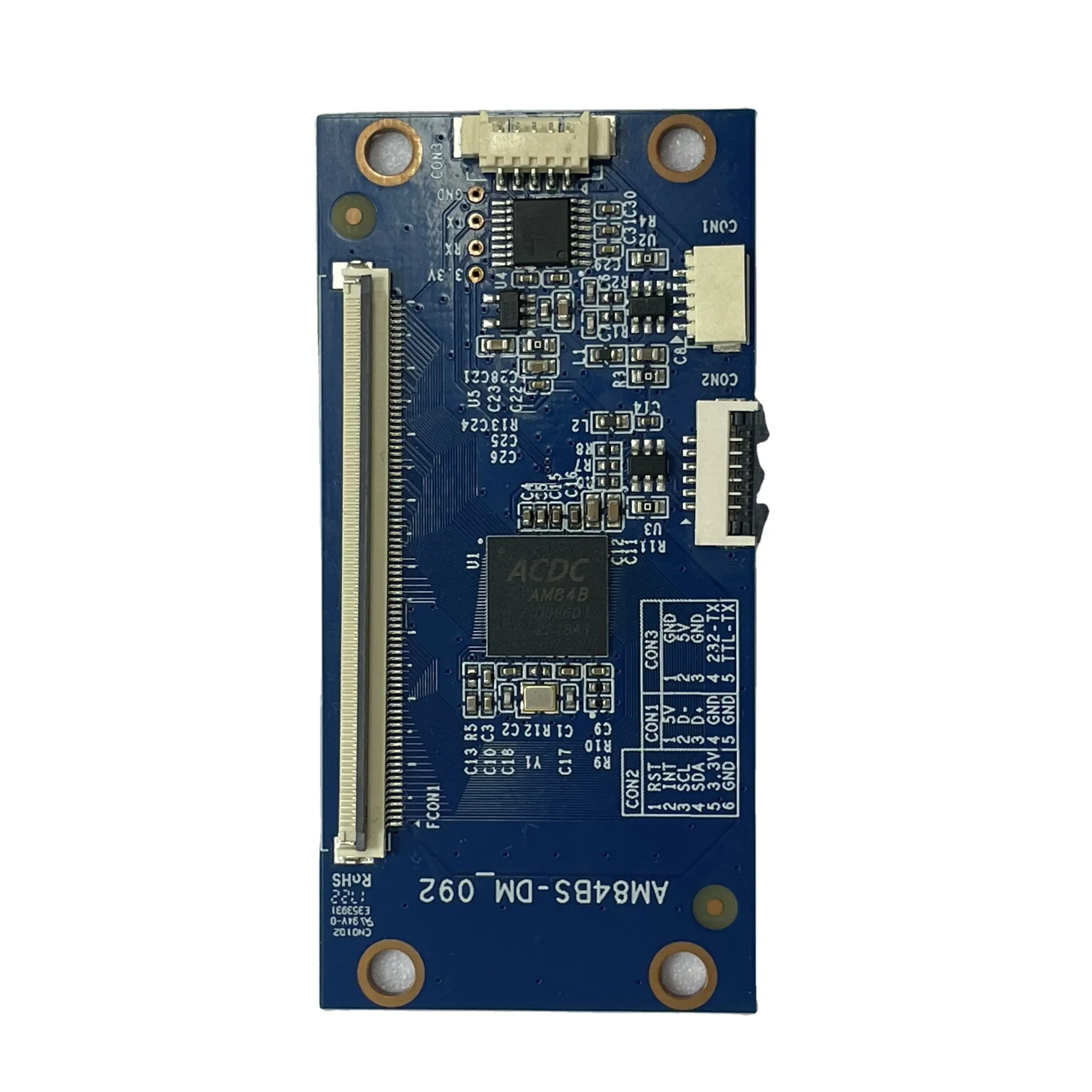 จอ LCD บอร์ดควบคุมไดร์เวอร์หน้าจอแผงวงจรพัฒนาโครงการอิเล็กทรอนิกส์ PCBA