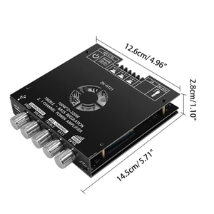 批发ZK-HT21数字放大器模块2.1通道数字功率放大器 - Product Image 1