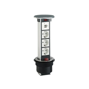 Manual pop/zócalo de escritorio de cargador inalámbrico salida USB hembra impermeable IP54 Mesa hembra - Product Image 5