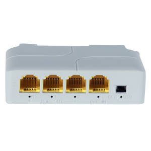 Extensor POE de carril Din 1-IN 3-OUT 100M Entrada POE: 44 ~ 57V/30W, salida 44 ~ 57V/25W IEEE802.3AF/AT inyector repetidor POE - Product Image 1
