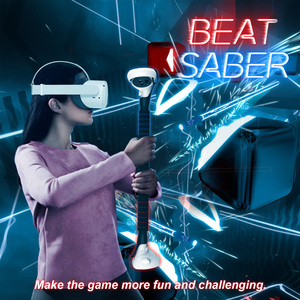 VR Glasses Dual Handles Extension Grips Handle Cover for <strong>Quest</strong> or Rift S Playing Beat Saber Games for Oculus <strong>Quest</strong> 2 Controllers - Product Image 3