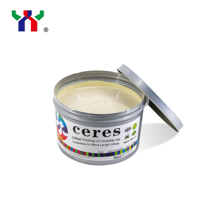 Ceres高品质紫外胶印隐形油墨无色至波长白色廉价欢快胶印荧光油墨 - Product Image 4