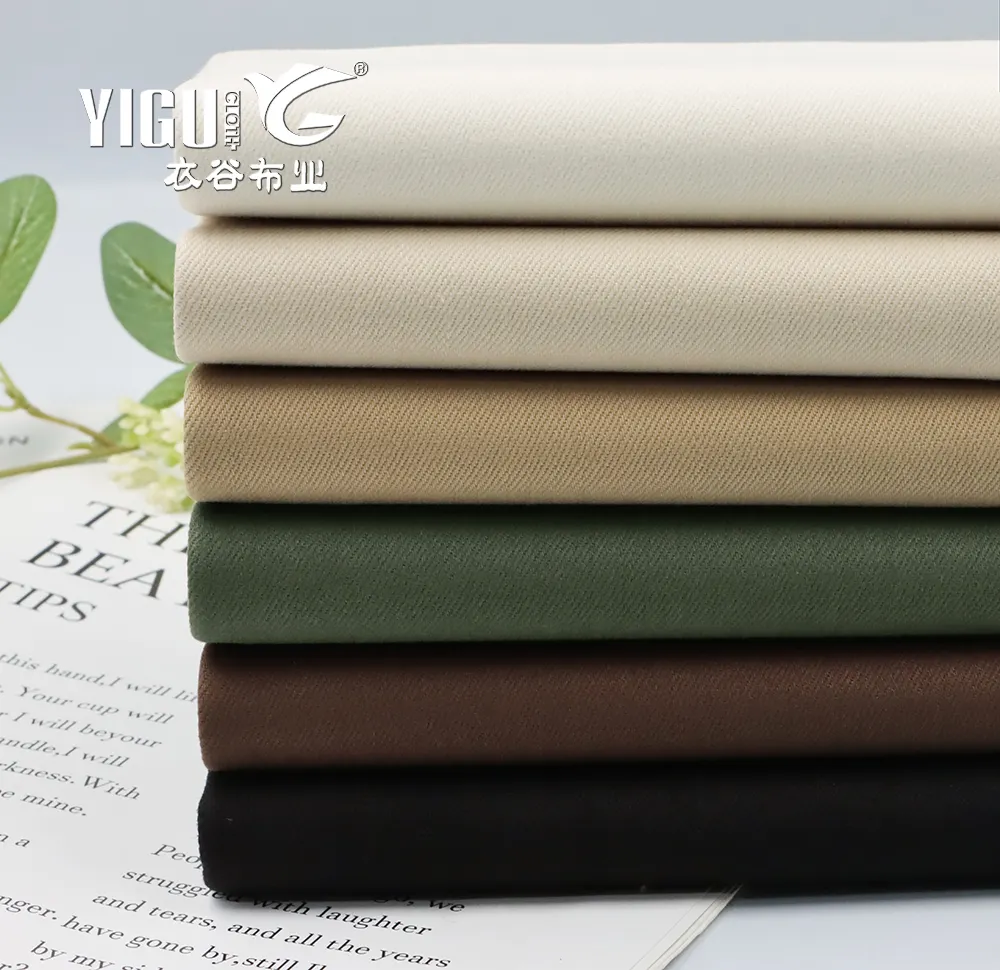 Gots Certified 97 Cotton 3 Elastane Fabric Textile Cotton Fabric Woven Twill Fabric For Skirts And Dress