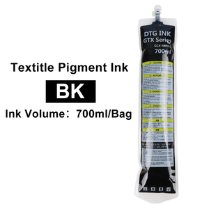 Xcellent Dubbele Witte 700Ml Tekst Pigment Inkt Dtg Inkt Zak Met Chip Voor Broer Gtx-Serie Printer - Product Image 3