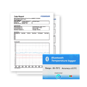 Fosensor BLE Beacon Sensor for <strong>Bluetooth</strong> <strong>Temperature</strong> <strong>Data</strong> <strong>Logger</strong> for Refrigerator Control Food Truck Use Manufactured Fosensor - Product Image 1