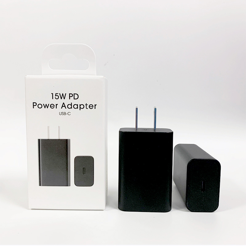 Cargador USB C US Negro