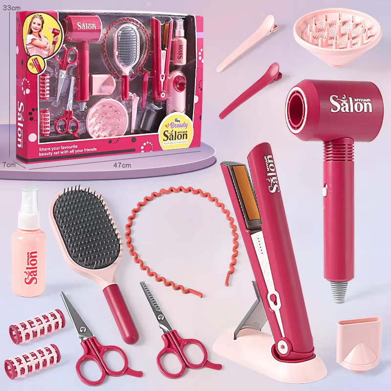 H355510 - Secador de Pelo para Peluquería + Set de 15 Piezas para Extensiones de Cabello