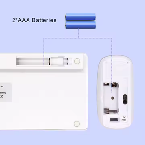2.4GHz Silent Wireless <strong>Keyboard</strong> and <strong>Mouse</strong> Combo 78keys Mini <strong>Mouse</strong> Teclado Y Para Celular for Desktop Application - Product Image 6