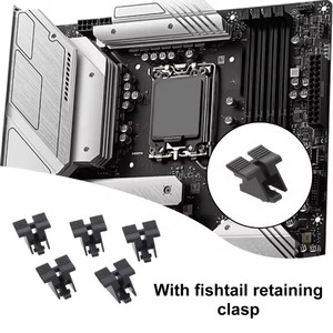 Placa base de ordenador de escritorio PCIE 16X ranura para tarjeta gráfica con Clip de fijación de cola de pez reemplazo de enchufe PCIE X16 - Product Image 1