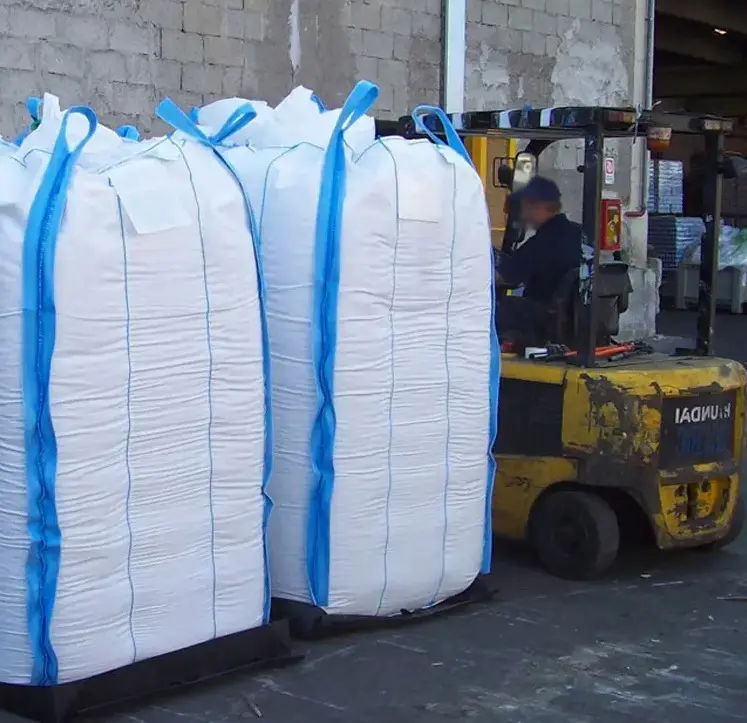 Hougu 1000kg tas besar industri tas besar fleksibel Fibc Baffle Jumbo tas