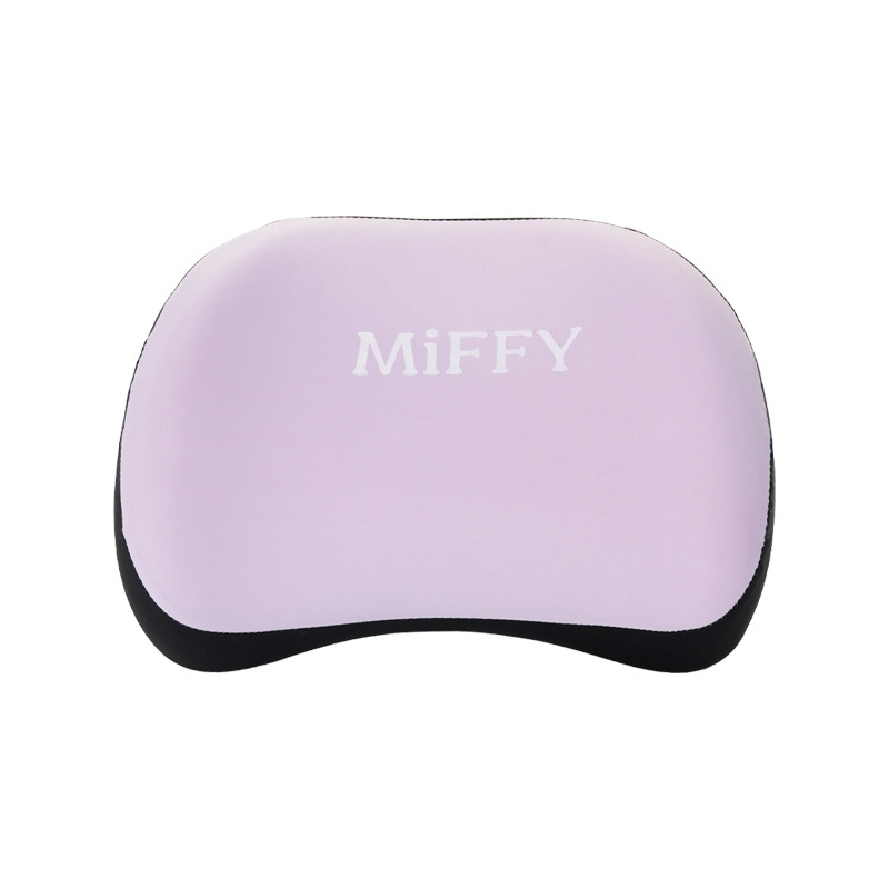 Purple Miffy Ice Silk Memory Foam Headrest