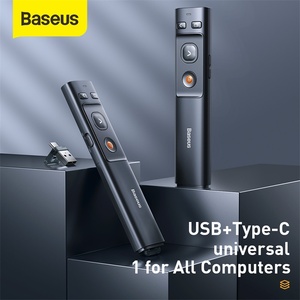 Baseus 2.4G penna Presenter Wireless presentazione PowerPoint Clicker USB RF telecomando Flip Pointer per PPT Slide Advancer Pe - Product Image 2