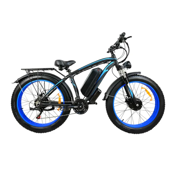 Frein à disque hydraulique 26 pouces 26*4.0 vélo électrique 2000w 50-80km pour adultes 45 km/h avec Shi-Mano 21 vitesses