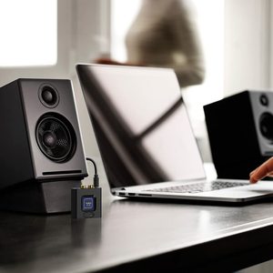 1Mii <strong>Bluetooth</strong> 5.0 <strong>Audio</strong> Receiver 3.5mm AUX &amp; RCA Out Blue Tooth Adapter 12H Stereo Music Receiver for Speaker, PC, Smartphone - Product Image 4