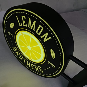 Производитель Koncept, индивидуальный рекламный круглый светодиодный световой короб, логотип, знаки, Publicidad Cajas de Luz, магазин Caixa de Luz - Product Image 1