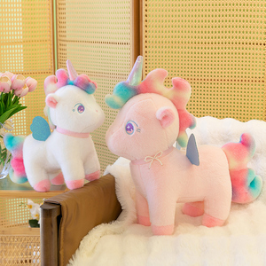 Yanxiannv Cpc Wholesale 100cm Pink Rainbow Unicorn Stuffed Animal Plush <strong>Toy</strong> for Kids Winged Rainbow Unicorn Children Plush <strong>Toys</strong> - Product Image 5