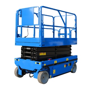 Elevadores Móveis De Tesoura Rodas Acesso Aéreo Plataforma Elétrica Do Elevador Do Homem Do Andaime - Product Image 1