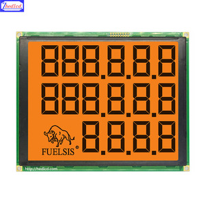 Progetta e sviluppa il modulo dell'erogatore del carburante del controller dell'autocisterna con display del codice del segmento COB LCD LCM personalizzato con retroilluminazione