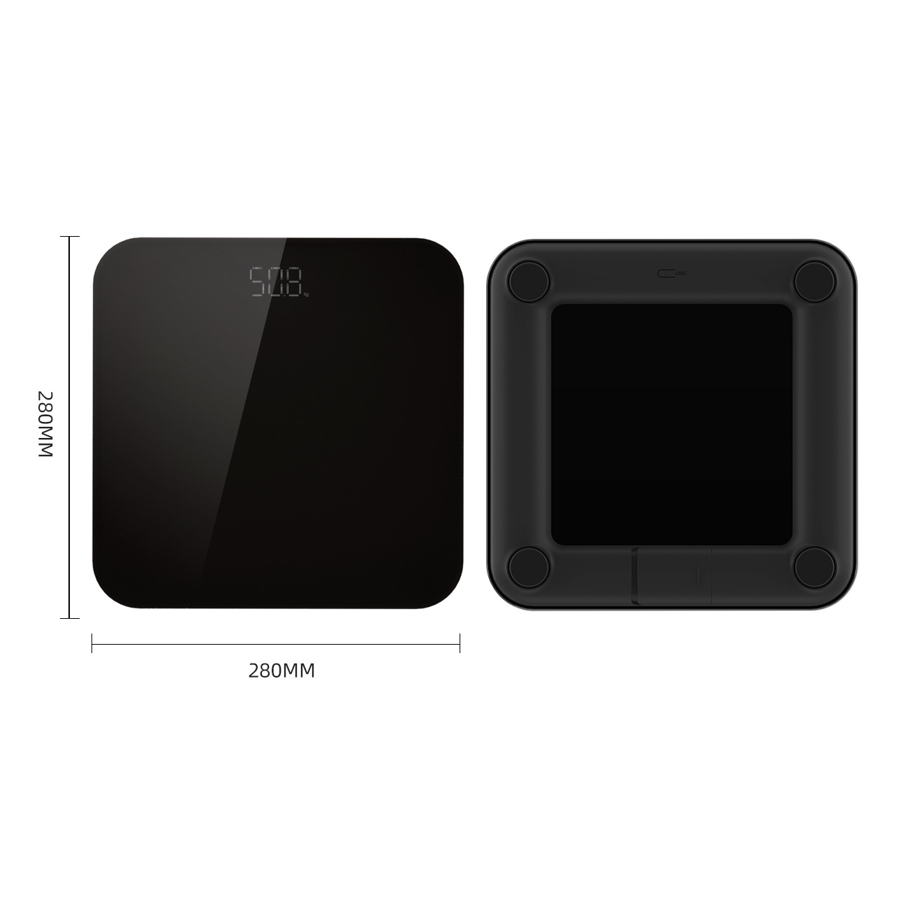 Balance de corps CW320 (noir) - Anglais