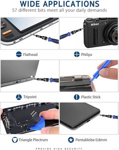<strong>63</strong> in 1 Precision Magnetic Driver Electronics Repair <strong>Tool</strong> <strong>Kit</strong> Steel Handle Screwdriver Set for iPhone &amp; Tablet OEM Customizable - Product Image 4