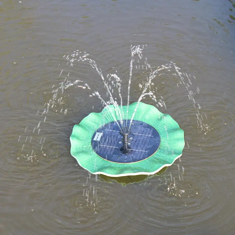 フローティング池または湖の噴水ポンプソーラーパワー