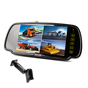 12V Digital AHD <strong>Display</strong> 7 Inches Back View Mirror Split Screen - Product Image 1
