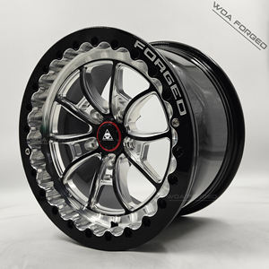 光沢ブラックミルドビードロック18 <span class=keywords><strong>19</strong></span> 20インチストリートパフォーマンス5x112 5x120フィットGT86 BRZ Ram Rtx充電器鍛造ホイールカスタム - Product Image 2