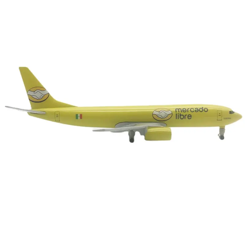 Aviones de 20cm Aero Mexico Airlines Boeing B737, modelo de avión de Metal, juguetes, avión, regalo para niños, exhibición coleccionable