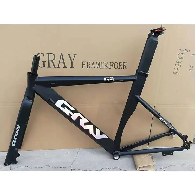 China fornecedor nova moda personalizada da liga de alumínio material raw quadro da bicicleta de estrada