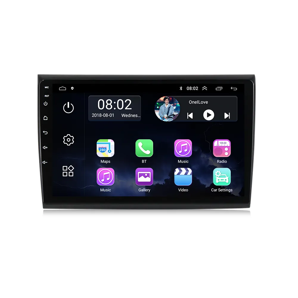 NAVITREE Android 10 2.5D IPS dello schermo Lettore DVD Dell'automobile per Fiat Bravo 2008-2016 2GB + 32GB WIFI GPS BT Stereo di Navigazione
