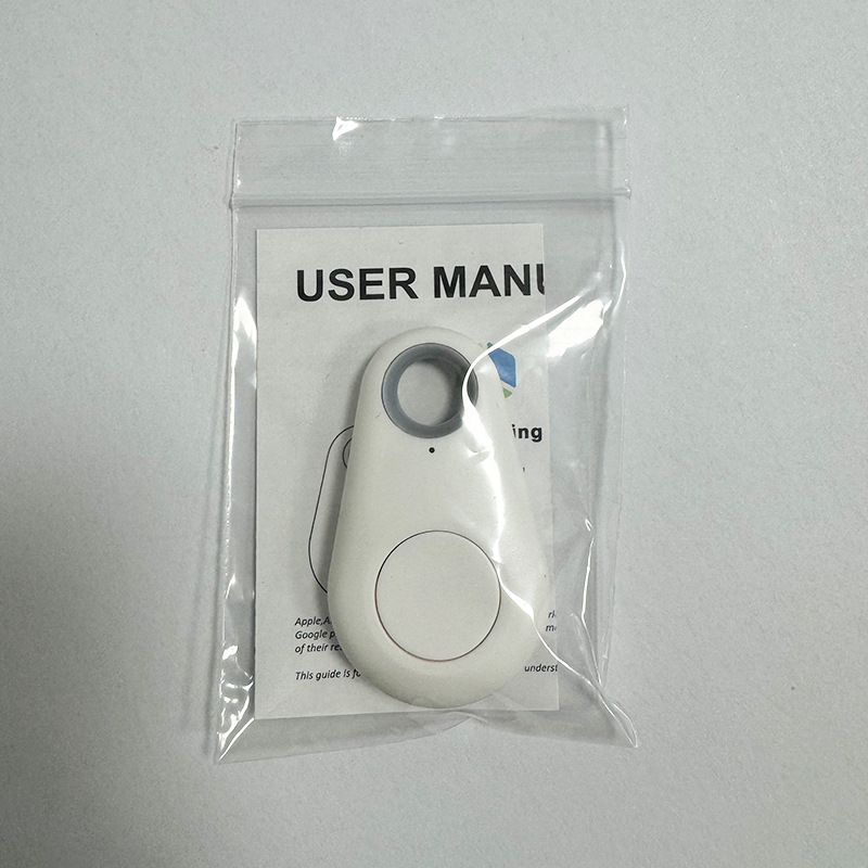 Goutte d'eau blanc + sac pe + manuel d'instructions