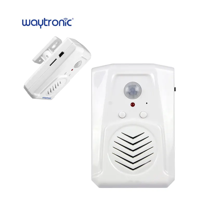 Waytronic оригинальный музыкальный ИК датчик движения MP3, противоугонная дверь, голосовая сигнализация, дверной датчик, сигнализация