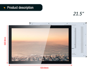 TFT <strong>Touch</strong> Screen <strong>Monitors</strong> <strong>LCD</strong> <strong>Monitors</strong> for Factory Ips <strong>Lcd</strong> Frameless Touchscreen 21.5 Inch Black for Business DC <strong>Input</strong> 1-year - Product Image 4
