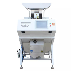 Precio de fábrica Longbow Mini 64 canales Máquina clasificadora de granos Pequeño molino de arroz Limpiador de semillas Separador de nueces Clasificador de frijoles Color de arroz - Product Image 1