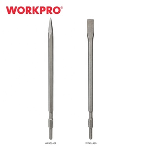 WORKPRO电动工具锻造尖端K-六角鲨鱼锤钻平凿钻头拆卸千斤顶锤点凿子钻 - Product Image 3