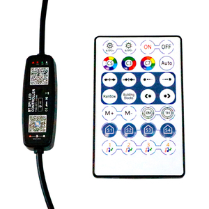 DC 5-24v LED Dimmer SPI denetleyici akıllı uzaktan APP ile 28-Key RF uzaktan RGBIC şeritler için - Product Image 1