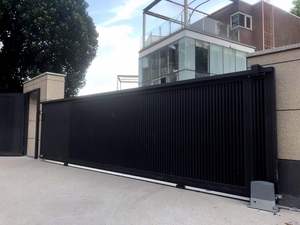 Bán Buôn Hiện Đại Ấn Độ Nhà Chính Sắt Nhôm Thiết Kế Cổng Tùy Chỉnh Phong Cách Châu Âu Trượt Tự Động Mở Cho Biệt Thự - Product Image 6