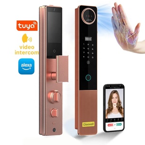 Alexa ระบบ3D อัจฉริยะระบบจดจำใบหน้าระบบล็อคด้วยลายนิ้วมือระบบวิดีโออินเตอร์คอมพร้อมกล้องล็อคอัจฉริยะจากผู้จำหน่ายระดับโกลด์ - Product Image 1