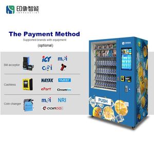 带硬币和账单的触摸屏自动售货机二维码无现金自动售货机 - Product Image 3