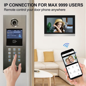 Sistema di ingresso della porta del videocitofono della telecamera del citofono IP di sicurezza per l'app Tuya dell'edificio Multi appartamento sblocca a distanza il campanello - Product Image 4