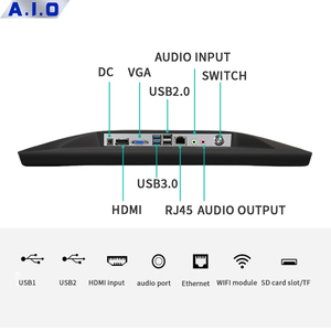32 Inch Anti Reflet Waterproof Ip65 <strong>Display</strong> <strong>Lcd</strong> Digit Monitor Wall Mount 1000 Nits to 1500 Nits Touch <strong>Screen</strong> <strong>USB</strong> <strong>Lcd</strong> Monitor Bus - Product Image 3