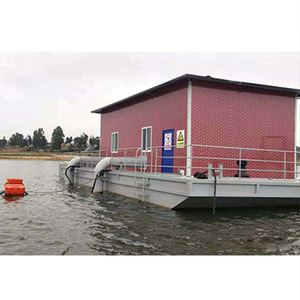Estación de bomba flotante Tubería flotante Bomba de admisión de agua Barco Riego agrícola Fábrica Uso de agua - Product Image 3