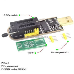 CH341B programmatore USB scheda madre router LCD BIOS/FLASH/24/25 masterizzatore - Product Image 2