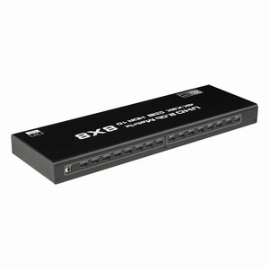 2025 Werkseitig 4K für HDMI Matrix 8x8 8-In 8-Out HDMI 2.0b HDCP 2.2 Switch Splitter Konverter mit Remote 4K 60Hz RGB Down scaler RS2
