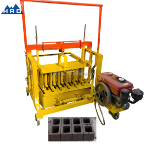Macchinari per materiali da costruzione motore Diesel Mobile creatore di blocchi di mattoni macchina per blocchi ad incastro fabbricazione di mattoni cavi - Product Image 6