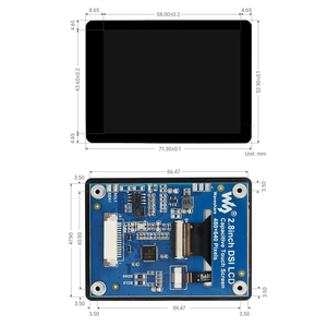 Roarkit Raspberry Pi MIPI LCD 2,8-Zoll-Touchscreen 2,8-Zoll-DSI-kapazitive Touchscreen-Display-Schnitts telle 480x640